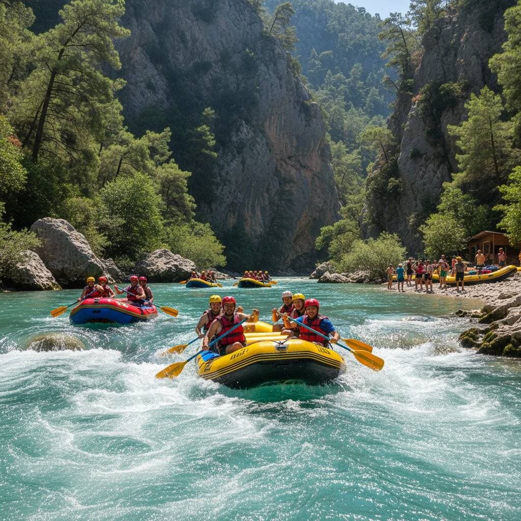 Rafting ab Alanya mit Transfer und Mittagessen