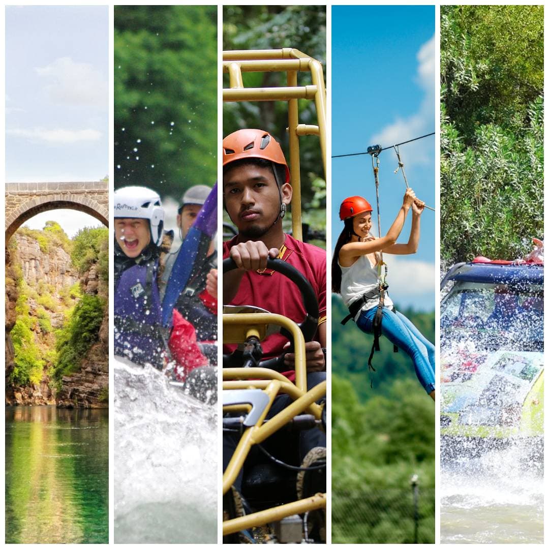 5'i 1 Arada Süper Kombinasyon Turu: Buggy Safari, Rafting, Zipline, Cabrio Otobüs, Kanyon